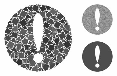 Engebeli elementlerin Mozaik Simgesi