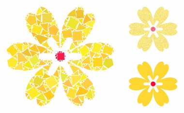 Sert Elementlerin Çiçek Bileşimi Simgesi