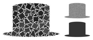 Centilmen şapkası Eşitsizliğin Mozaik Simgesi