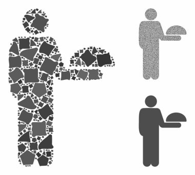 Ayakta Duran Garson Rugged Pieces 'ın Kompozisyon Simgesi