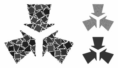 Okları küçült Ragged Pieces 'ın Kompozisyon Simgesi