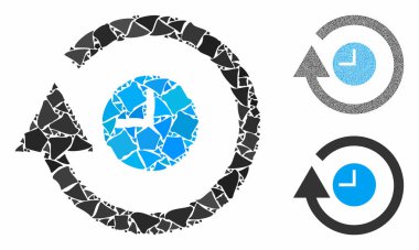 Saat Kompozisyonu Eşitsiz Parçaların Simgesi