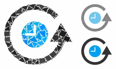 Ragged Parts Saat Bileşimi Simgesini Geri Yükle