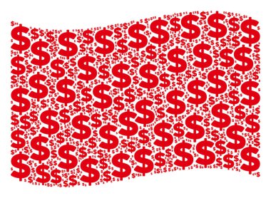 Dolar Simgelerinin Kızıl Bayrak Deseni Dalgalanıyor