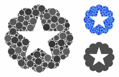 Küresel Ögelerin Yıldız Kalitesi Bileşimi Simgesi