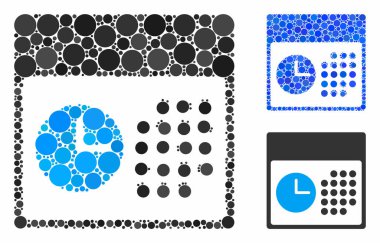 Zaman ve tarih Çemberlerin Mozaik Simgesi