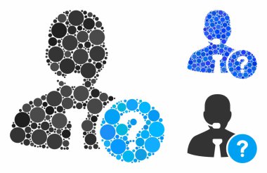 Çevrimiçi destek Küre Ögelerinin Bileşik Simgesi