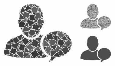 Kullanıcı ipucu balon Tümsek Parçalarının Bileşimi Simgesi