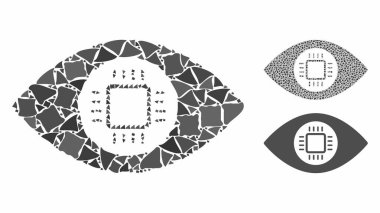 Göz merceği işlemcisi Humpy Pieces Mozaik Simgesi