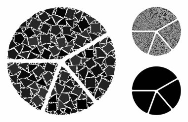 Ani Ögelerin Pasta Grafiği Mozaik Simgesi