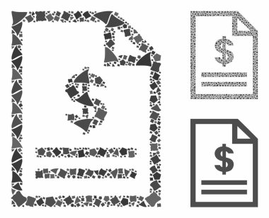 Fatura sayfası Ani Elementlerin Mozaik Simgesi