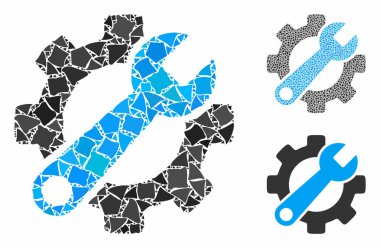 Hizmet araçları Tremulant Elementlerinin Mozaik Simgesi