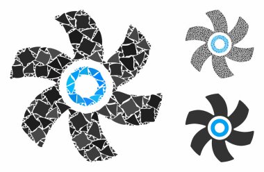 Döndürme Bileşimi Tremulant Parçalarının Simgesi