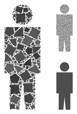 Ragged Ögelerinin Kullanıcı Bileşimi Simgesi