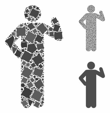 Pürüzlü Parçaların Önerisi Kompozisyon Simgesi