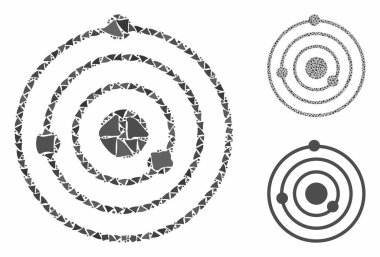 Joggly Ögelerinin Güneş Sistemi Bileşimi Simgesi