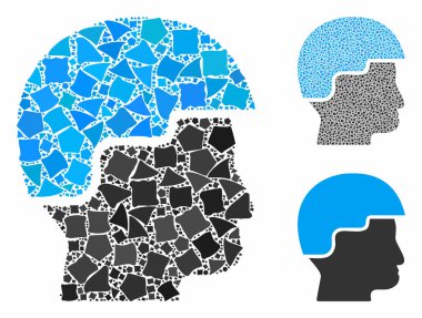 Asker miğferi Eşitsizliklerin Mozaik Simgesi