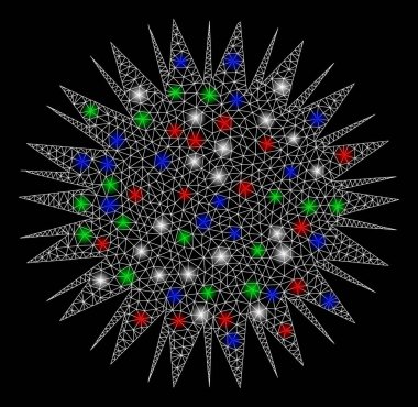 Parlak Ağ 2d Flaş Noktalı Mikrop SporuName