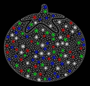 Flaş Noktalı Parlak Ağlı Domates