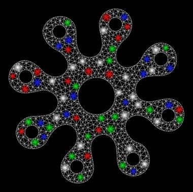 Işıl ışıl benekli Parlak Kablo Çerçevesi Virüsü