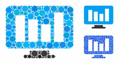 Küresel Ögelerin Bileşik Simgesini İzleyen Çubuk Çizelgesi