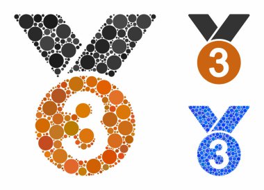 Bronz madalya Kompozisyon Çemberlerin Simgesi