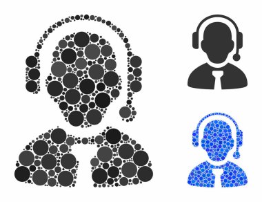 Çağrı Merkezi Şefi Çemberlerin Kompozisyon Simgesi