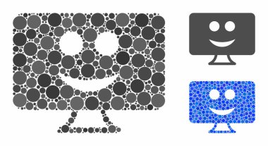 Gülümseme Kompozisyon Çemberlerin Simgesi