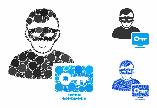 Bilgisayar korsanı Çember Noktalarının Kompozisyon Simgesi