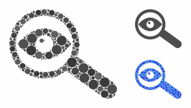 Yuvarlak Noktaların Mozaik Simgesini İncele