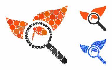 Doğal uyuşturucuyu keşfet Çember Noktalar Simgesi