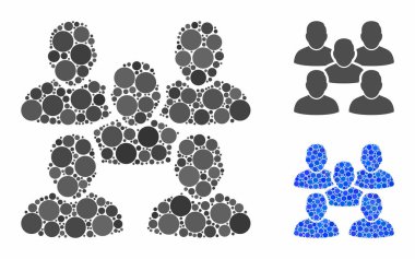 Arkadaşlar Küresel Ögelerin Kompozisyon Simgesini doldurdular