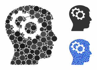 Entelektüel Vites Bileşimi Çemberlerin Simgesi