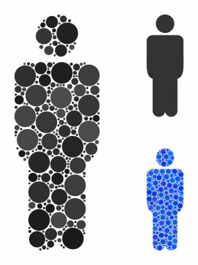 Küresel Ögelerin Erkek Bileşimi Simgesi