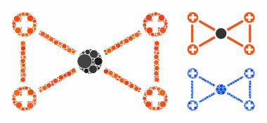 Tıbbi düğümler Çemberlerin Bileşimi Simgesi