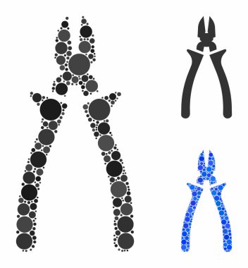 Çember Noktaların Meme Bileşimi Simgesi