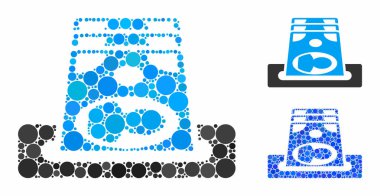 Ödeme terminali Çemberlerin Bileşimi Simgesi