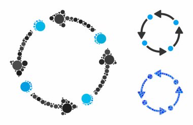 Yuvarlak Noktaların Düzenleme Simgesini Döndür