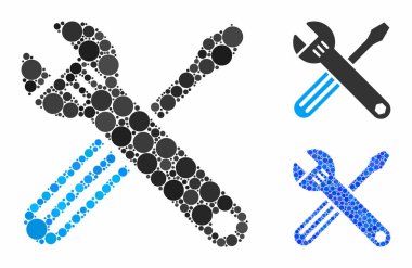 Araçlar Mozaik Çemberler Simgesi