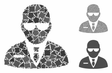 Düzensiz Parçaların Baş Kompozisyon Simgesi