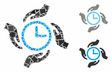 Engebeli Ögellerin Zaman Bakımı Bileşimi Simgesi