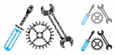 Bumpy Elementlerinin Ayar servisi Kompozisyon Simgesi