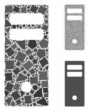 Ragged Ögelerinin Ana Sunucu Bileşimi Simgesi