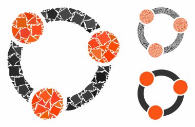 İşbirliği Mozaik Parçalarının Simgesi