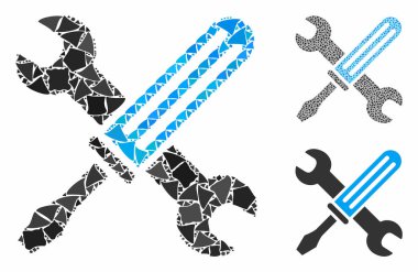 Eşitsiz Parçalar için Araç Bileşimi Simgesi