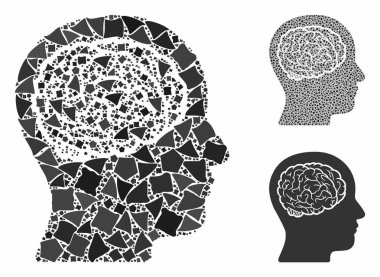 Beyin Sarsıntılı Elementlerin Mozaik Simgesi