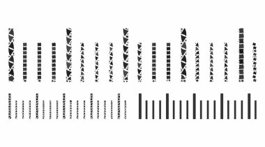 Cetvel mezuniyet Humpy Ögelerinin Kompozisyon Simgesi