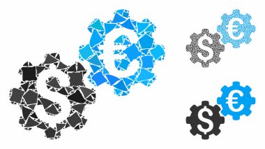 Kaba Ögelerin Mali Mekanik Bileşimi Simgesi