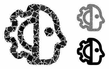 Titrek Ögelerin Sayborg Bileşimi Simgesi