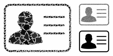 Tüberöz Parçaların Kullanıcı Kartı Bileşimi Simgesi